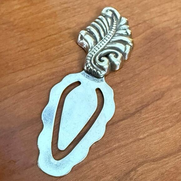 Brighton Other - 6/$25 Brighton Silver Tone Leaf Scroll Bookmark